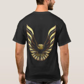 Cooler Vogel GEWOHNHEIT Transportes morgens T-Shirt (Rückseite)