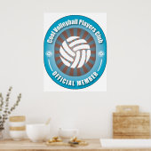 Cooler Volleyball-Club Poster (Küche)