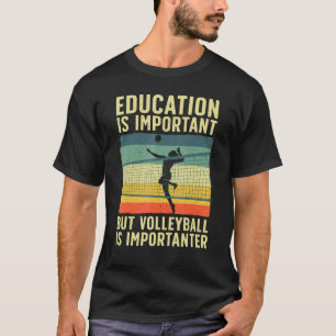 Cooler Volleyball für Damen und Herren Teenager-Te T-Shirt