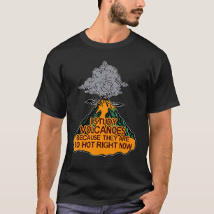 Cooler Vulkan Kinder Jungen Magma Lava so heiß T-Shirt
