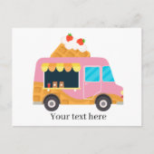 cooler Waffelstapler Postkarte (Vorderseite)