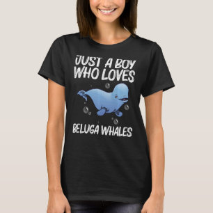 Cooler Wal aus Beluga für Jungen Kinder Orcafalme T-Shirt