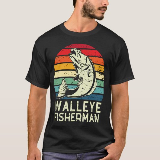 cooler Walkegel-Fischfang Männer  T-Shirt (Vorderseite)