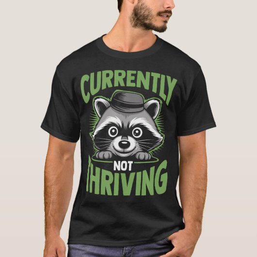 Cooler Waschbär Nicht T-Shirt (Vorderseite)