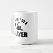 Cooler Wasserpoloentwurf Kaffeetasse (Vorderseite Links)