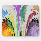 cooler Watercolor abstrakt Mousepad (Vorne)