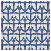 Cooler Watercolor gemalte Seeanker Stoff (Muster)