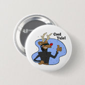 Cooler Weihnachtenknopf Button (Vorne & Hinten)