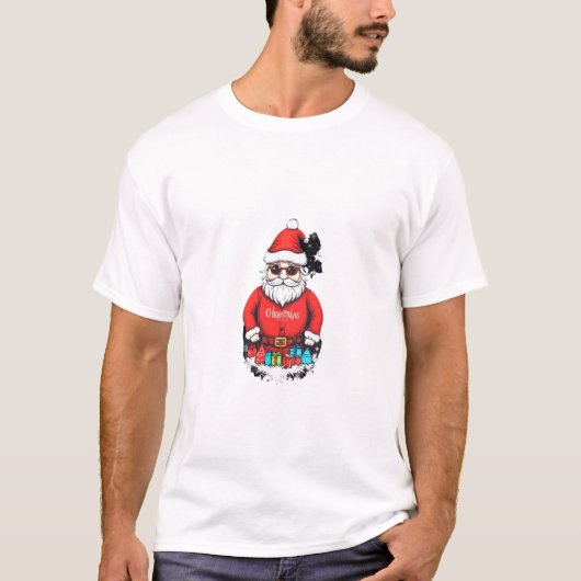 Cooler Weihnachts-T - Shirt (Vorderseite)