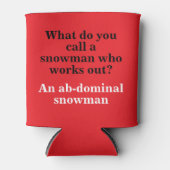 Cooler Weihnachts-Vater Joke Dosenkühler (Vorderseite)