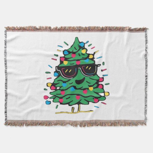 Cooler Weihnachtsbaum Klassiker Decke (Vorderseite)