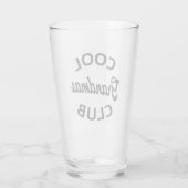 Cooler Weihnachtsclub I Glas (Rückseite)