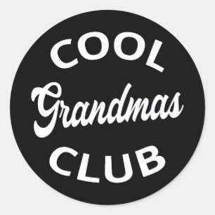Cooler Weihnachtsclub I Runder Aufkleber