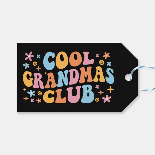 Cooler Weihnachtsclub III Geschenkanhänger (Vorderseite (Horizontal))