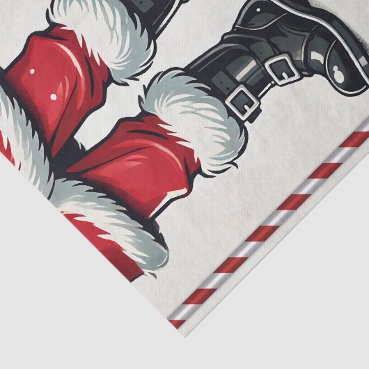 Cooler Weihnachtsfest in Schwarzen Booten Weihnach Seidenpapier (Ausschnitt)