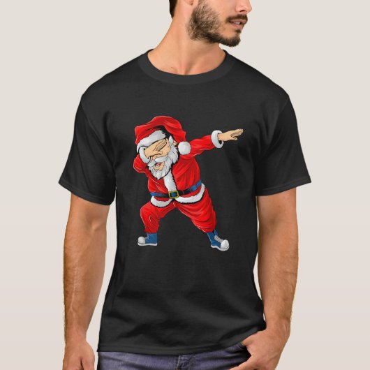 Cooler Weihnachtsklaus Dab Weihnachten Weihnachten T-Shirt (Vorderseite)