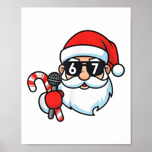 Cooler Weihnachtsmann 67 Weihnachten  Poster