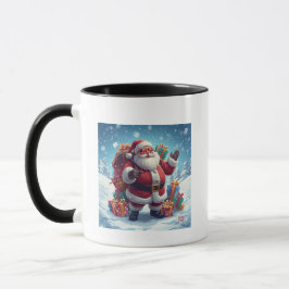 Cooler Weihnachtsmann-Becher – Festliche Freude mi Tasse
