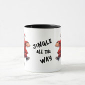 Cooler Weihnachtsmann bis Weihnachten Tasse (Zentrum)