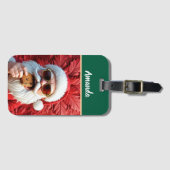 Cooler Weihnachtsmann Gepäckanhänger (Vorderseite (Horizontal))