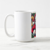 Cooler Weihnachtsmann mit trendigen Sonnenbrillen Kaffeetasse (Links)