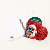 Cooler Weihnachtsmann Notizblock (Innenseite)