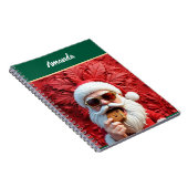 Cooler Weihnachtsmann Notizblock (Rechte Seite)