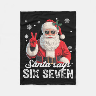 Cooler Weihnachtsmann sagt 67 Meme Lustiges Weihna Fleecedecke