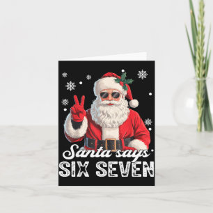 Cooler Weihnachtsmann sagt 67 Meme Lustiges Weihna Karte