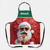 Cooler Weihnachtsmann Schürze (Vorderseite)