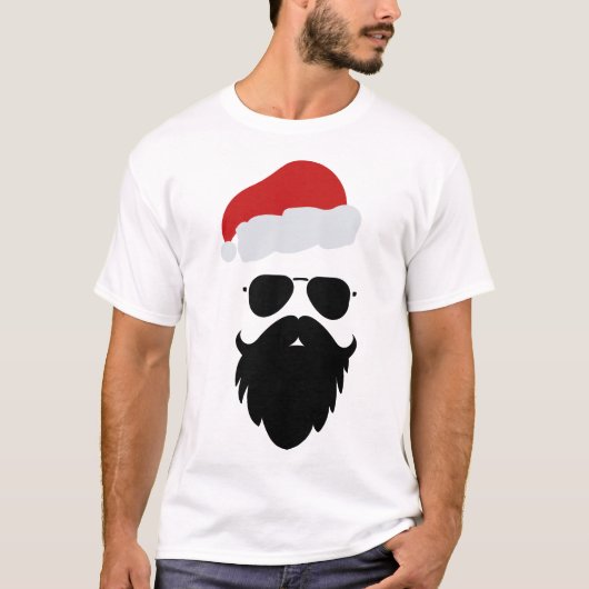 Cooler Weihnachtsmann T-Shirt (Vorderseite)