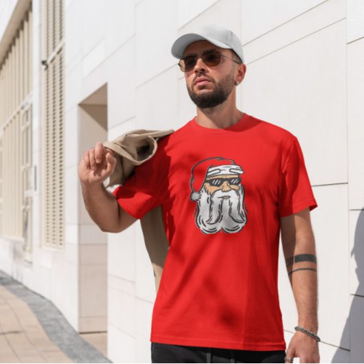 Cooler Weihnachtsmann T-Shirt