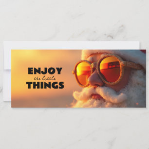 Cooler Weihnachtsmann: Überraschungskarte mit QR-C