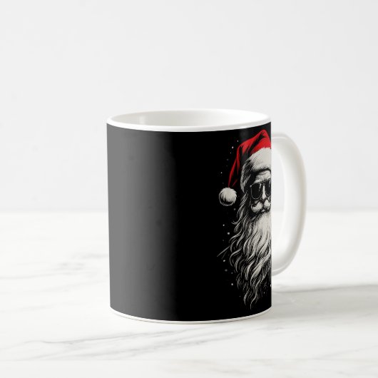 Cooler Weihnachtsmann Weihnachten Weihnachten Weih Kaffeetasse (VorderseiteRechts)