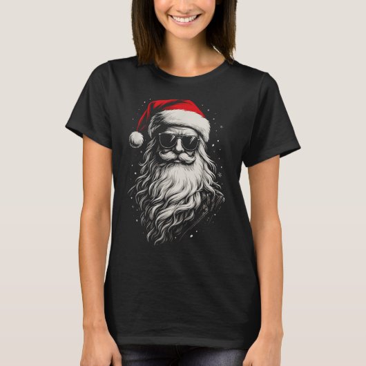 Cooler Weihnachtsmann Weihnachten Weihnachten Weih T-Shirt (Vorderseite)