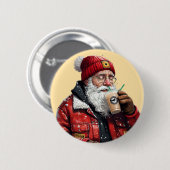 Cooler Weihnachtstrinker Weihnachten Button (Vorne & Hinten)