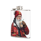 Cooler Weihnachtstrinker Weihnachten Flachmann (Links)