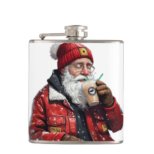 Cooler Weihnachtstrinker Weihnachten Flachmann