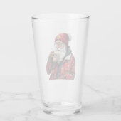 Cooler Weihnachtstrinker Weihnachten Glas (Rückseite)