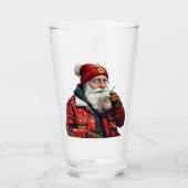 Cooler Weihnachtstrinker Weihnachten Glas (Vorderseite)