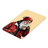 Cooler Weihnachtstrinker Weihnachten Magnet (Linke Seite)