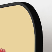 Cooler Weihnachtstrinker Weihnachten Pickleball Schläger (Linke Seite)