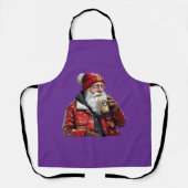 Cooler Weihnachtstrinker Weihnachten Schürze (Vorderseite)