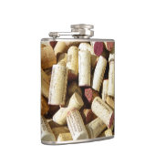 Cooler Wein Cork Vinyl Wrapped Flask! Flachmann (Rechts)