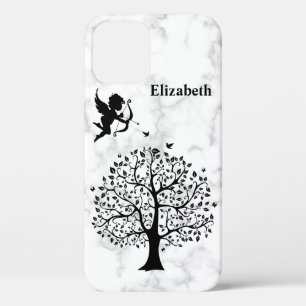 Cooler weißer Marmor, Baum Case-Mate iPhone Hülle