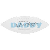 Cooler Weltbester Daddy 3 FotoCollage Football (Panel)