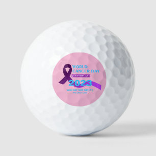 Cooler Weltkrebstag   Sie sind nicht allein Quotes Golfball