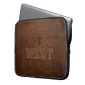 Cooler Western - Anpassen Laptopschutzhülle (Vorderseite Links)