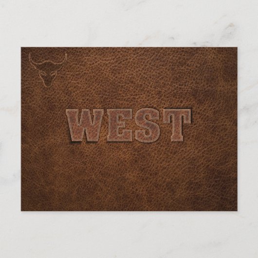 Cooler Western - Anpassen Postkarte (Vorderseite)