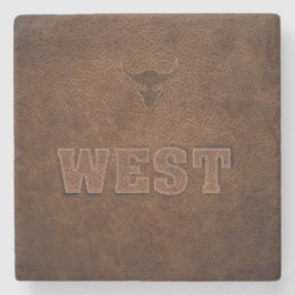 Cooler Western - Anpassen Steinuntersetzer